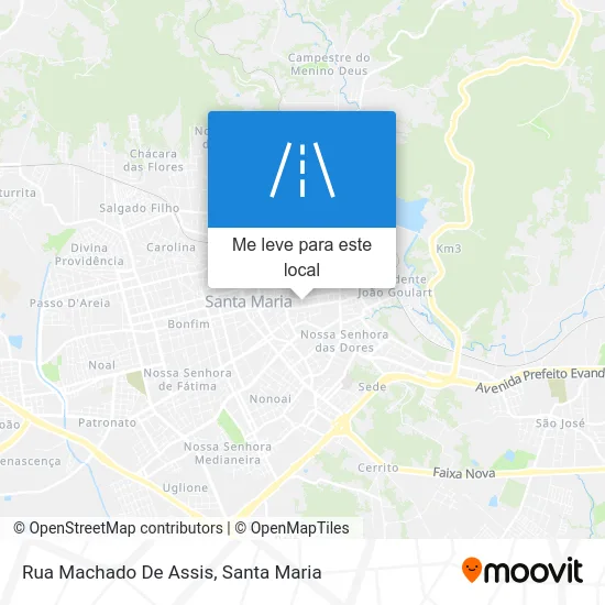 Rua Machado De Assis mapa