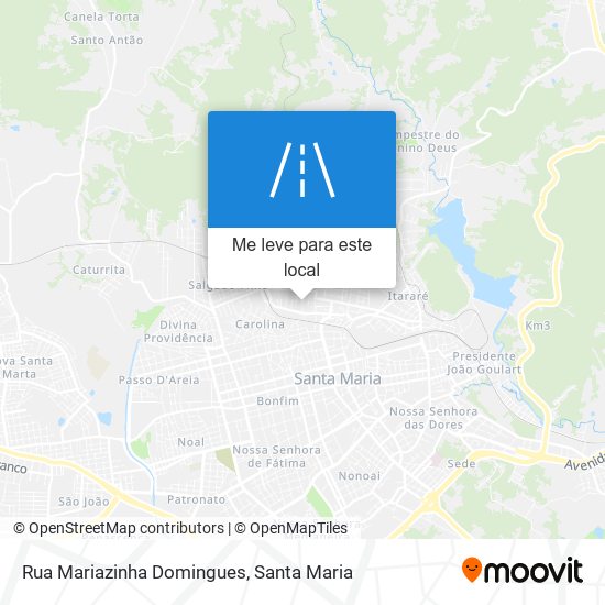 Rua Mariazinha Domingues mapa