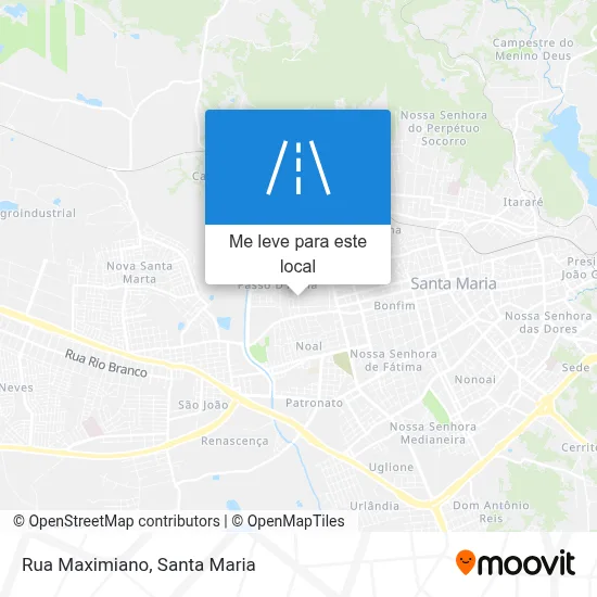 Rua Maximiano mapa