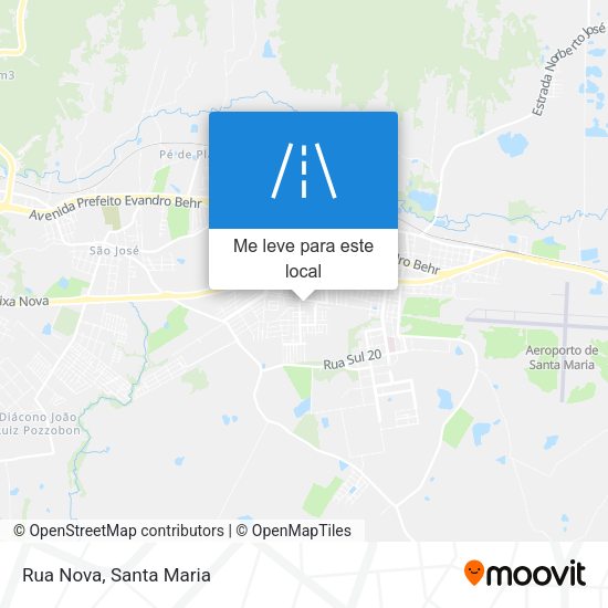 Rua Nova mapa
