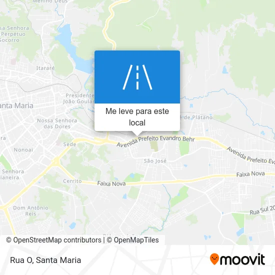 Rua O mapa