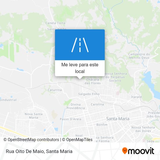 Rua Oito De Maio mapa