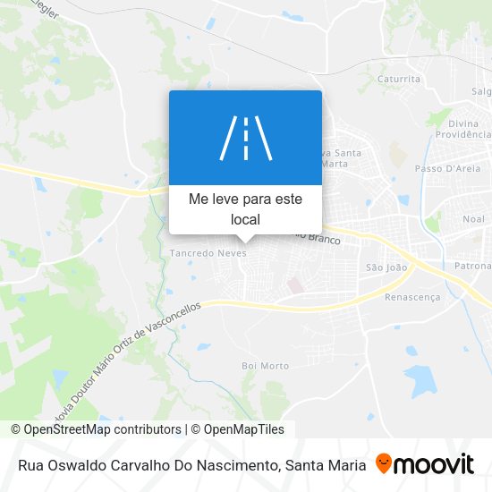 Rua Oswaldo Carvalho Do Nascimento mapa