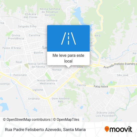 Rua Padre Felisberto Azevedo mapa