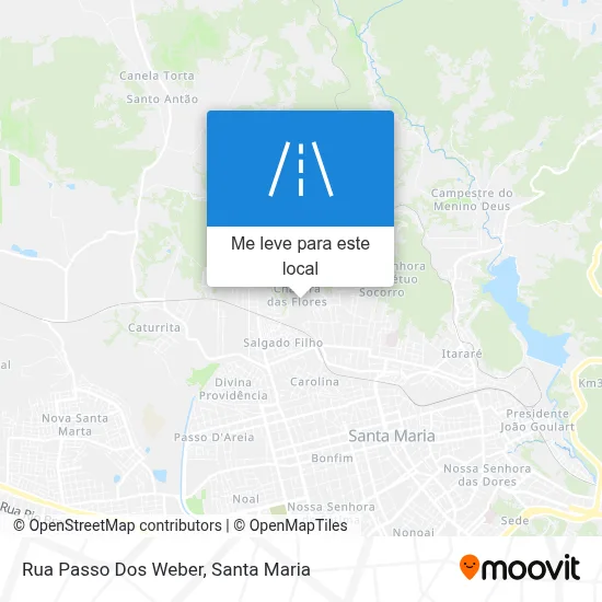 Rua Passo Dos Weber mapa