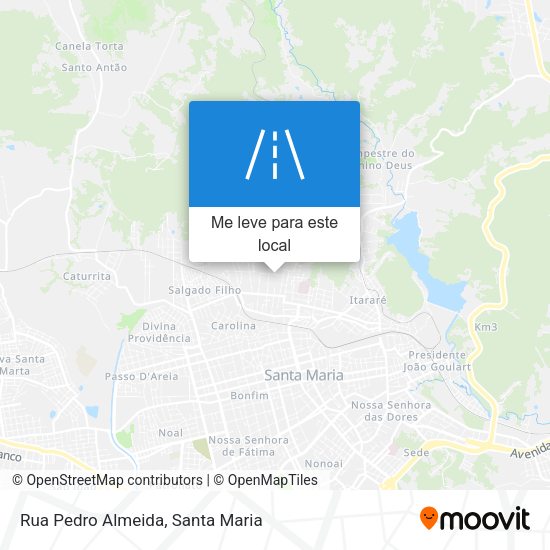 Rua Pedro Almeida mapa