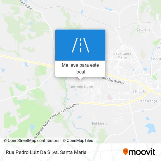 Rua Pedro Luiz Da Silva mapa
