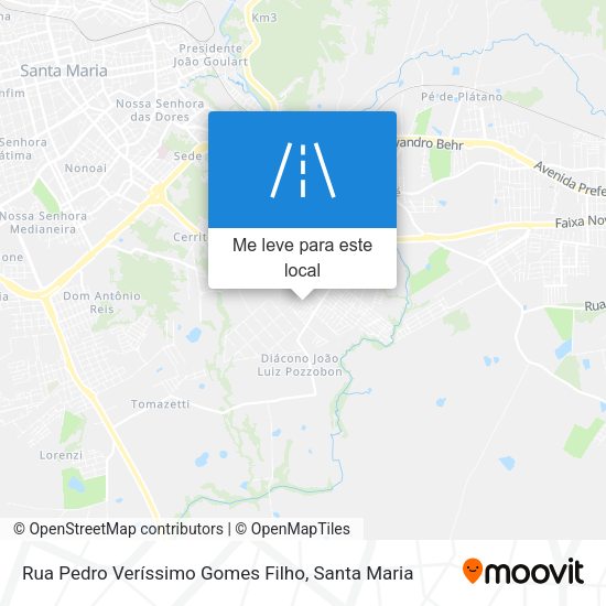 Rua Pedro Veríssimo Gomes Filho mapa