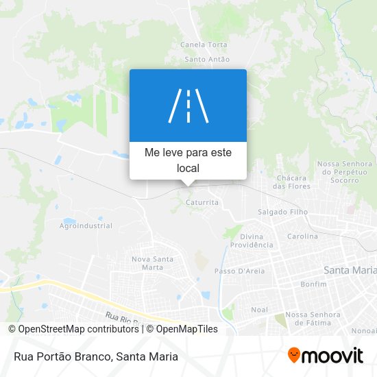Rua Portão Branco mapa