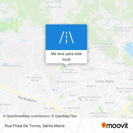 Rua Praia De Torres mapa