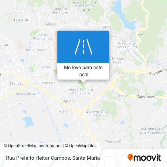 Rua Prefeito Heitor Campos mapa