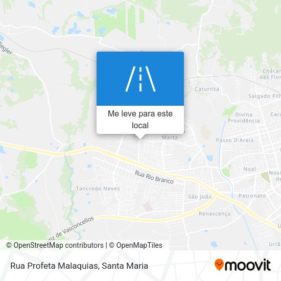 Rua Profeta Malaquias mapa