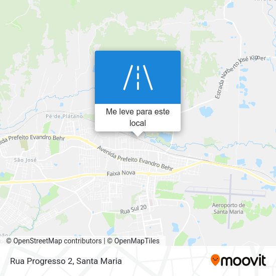 Rua Progresso 2 mapa