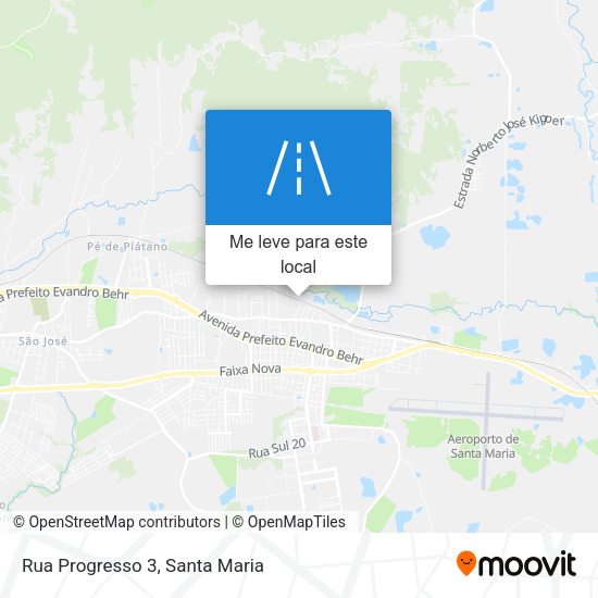 Rua Progresso 3 mapa