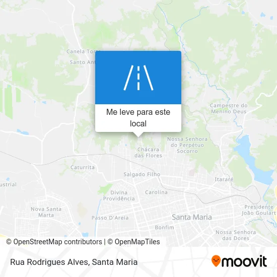 Rua Rodrigues Alves mapa