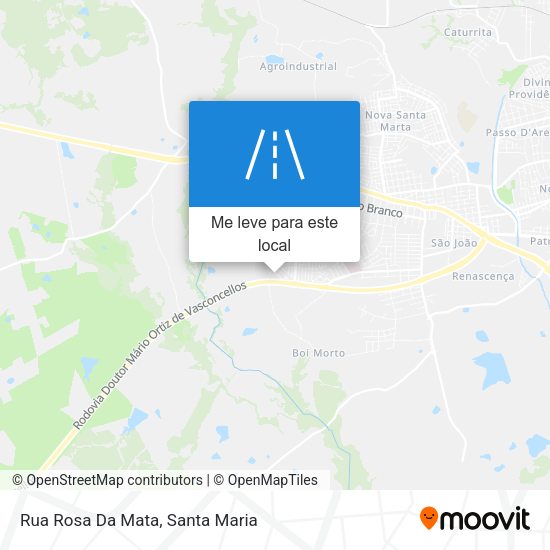 Rua Rosa Da Mata mapa