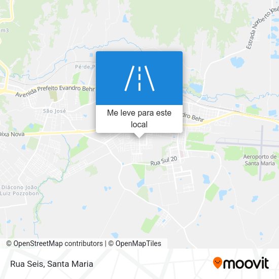 Rua Seis mapa