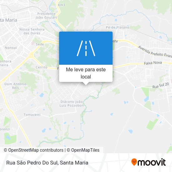 Rua São Pedro Do Sul mapa