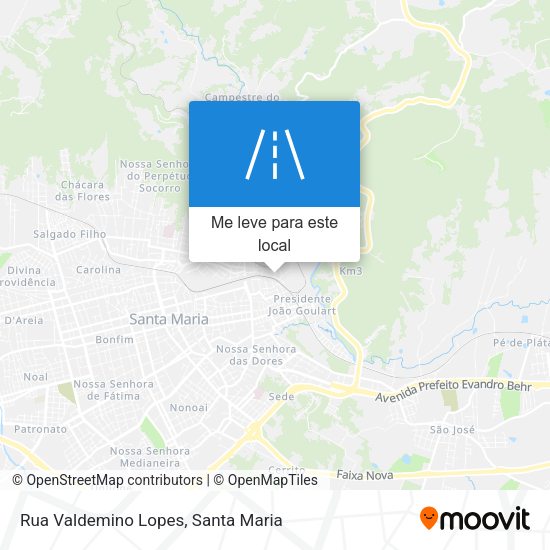 Rua Valdemino Lopes mapa