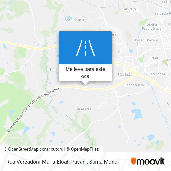 Rua Vereadora Maria Eloah Pavani mapa