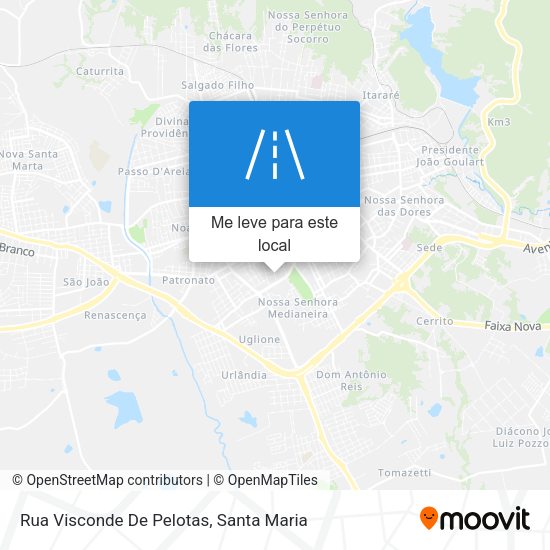 Rua Visconde De Pelotas mapa