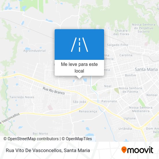 Rua Vito De Vasconcellos mapa