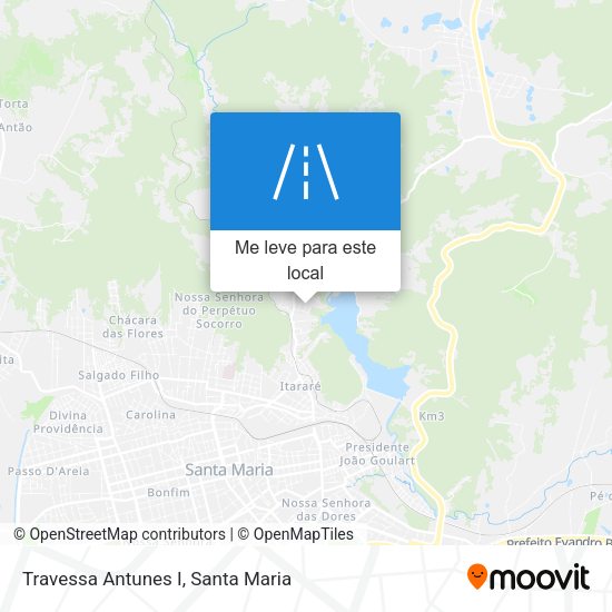 Travessa Antunes I mapa
