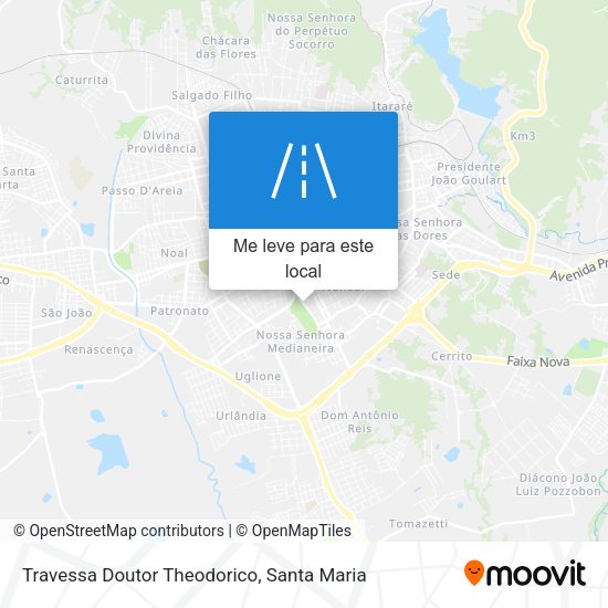 Travessa Doutor Theodorico mapa