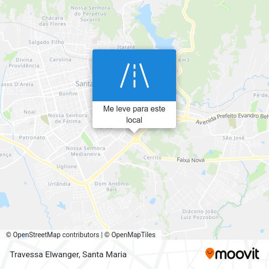 Travessa Elwanger mapa
