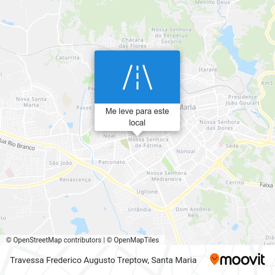 Travessa Frederico Augusto Treptow mapa