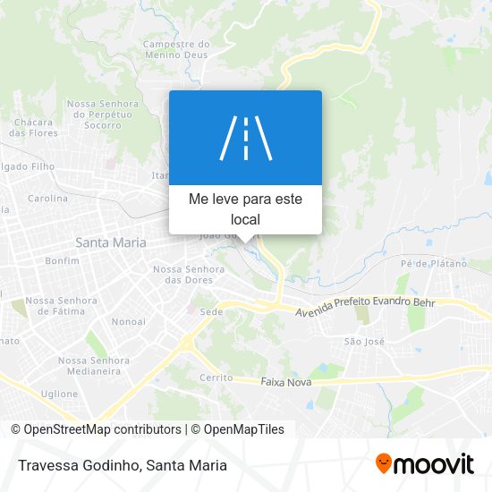 Travessa Godinho mapa