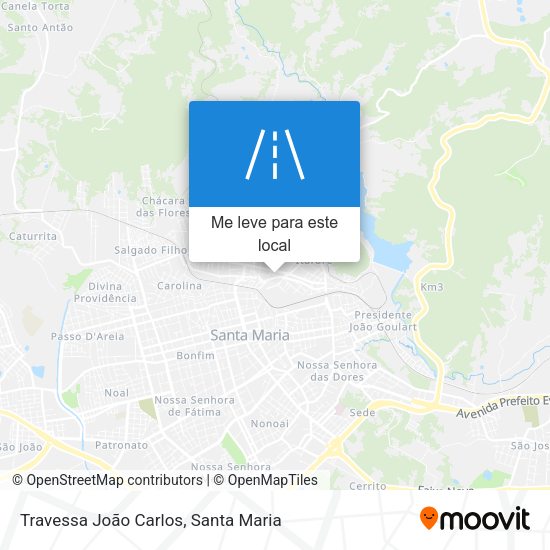 Travessa João Carlos mapa