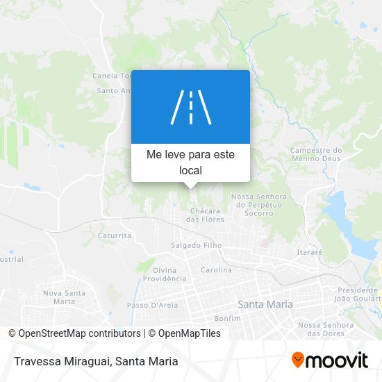Travessa Miraguai mapa