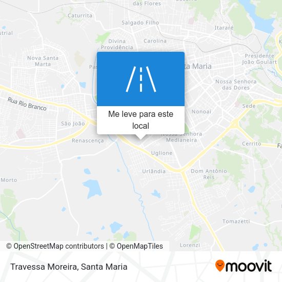 Travessa Moreira mapa