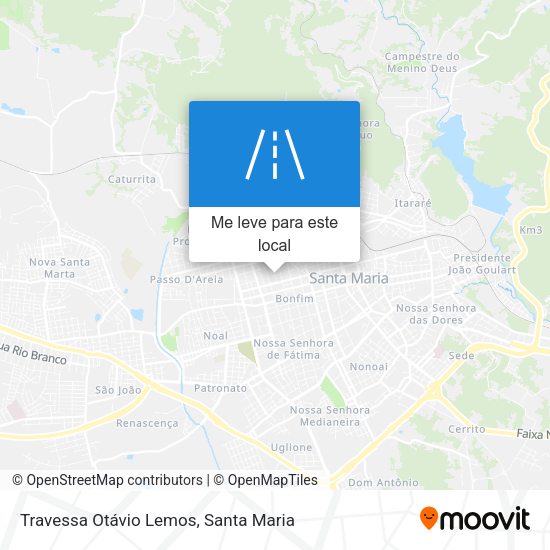 Travessa Otávio Lemos mapa