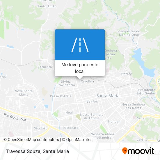 Travessa Souza mapa