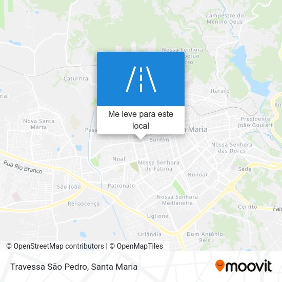 Travessa São Pedro mapa
