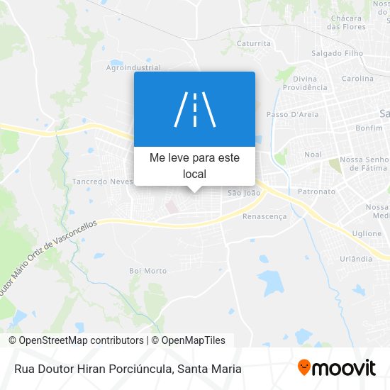 Rua Doutor Hiran Porciúncula mapa