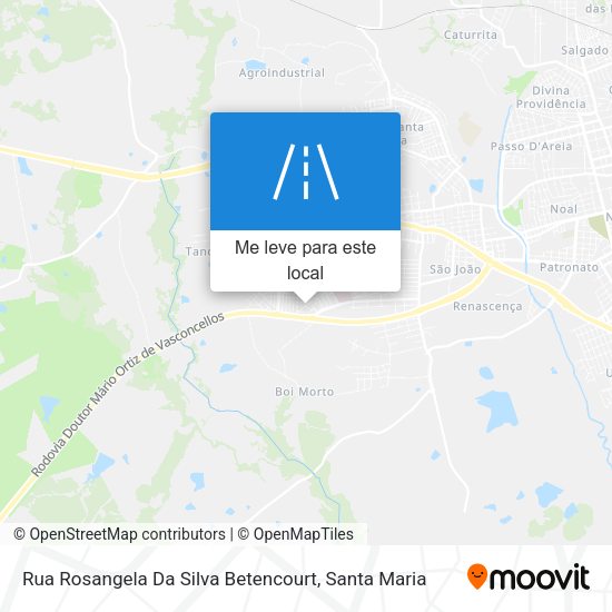 Rua Rosangela Da Silva Betencourt mapa