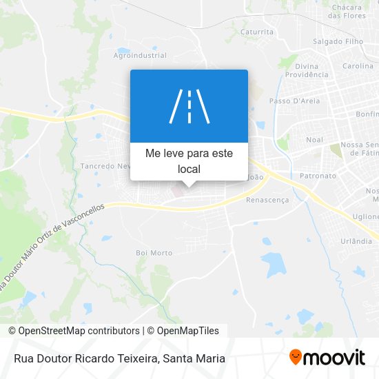 Rua Doutor Ricardo Teixeira mapa