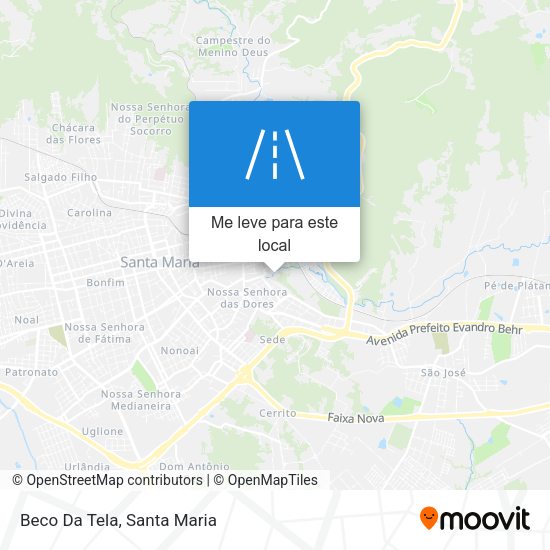 Beco Da Tela mapa