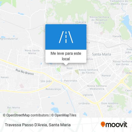 Travessa Passo D'Areia mapa