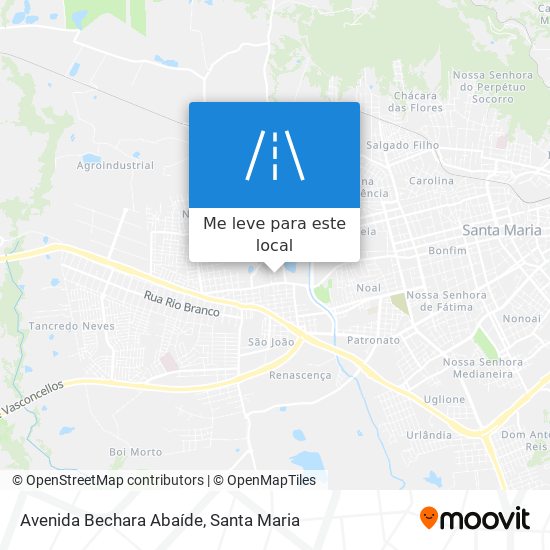 Avenida Bechara Abaíde mapa