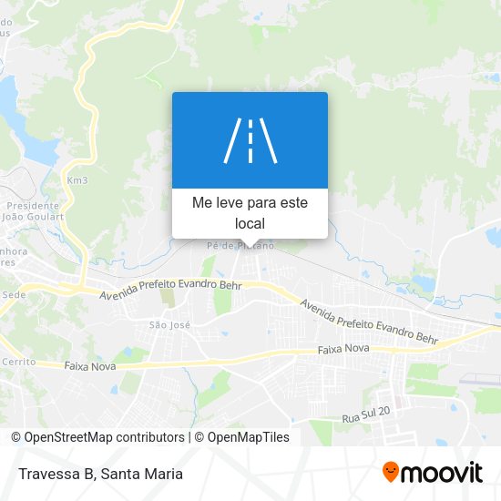 Travessa B mapa
