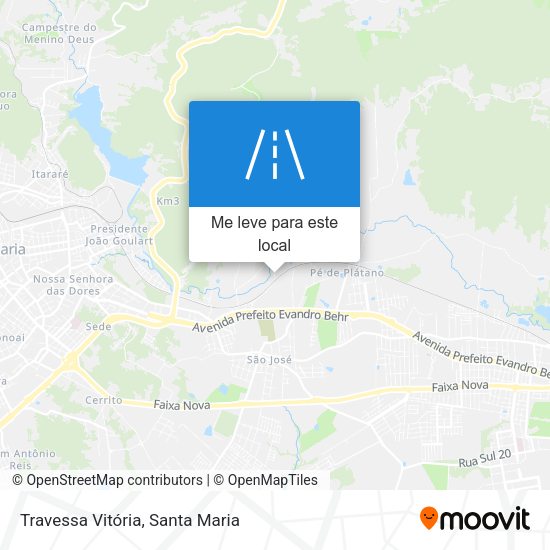 Travessa Vitória mapa