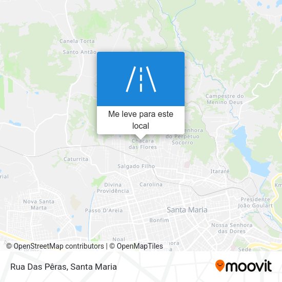 Rua Das Pêras mapa