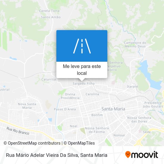 Rua Mário Adelar Vieira Da Silva mapa