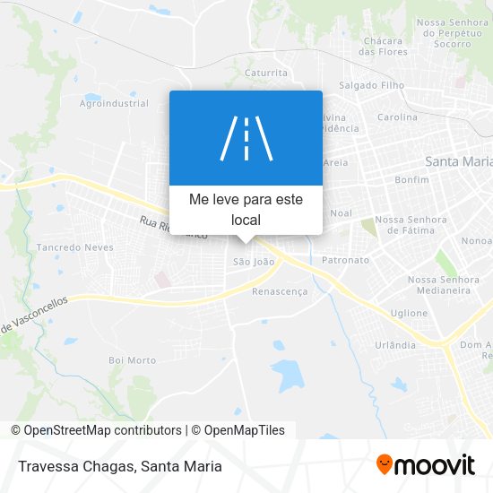 Travessa Chagas mapa