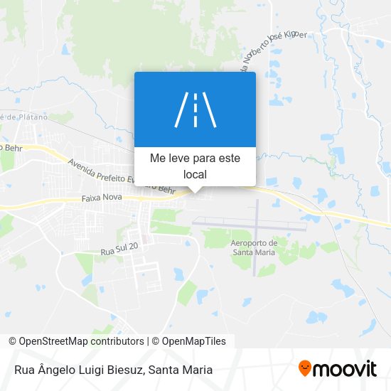 Rua Ângelo Luigi Biesuz mapa