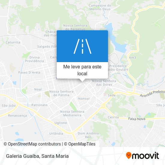 Galeria Guaíba mapa